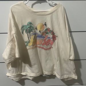 Hurley short sleeve cropped